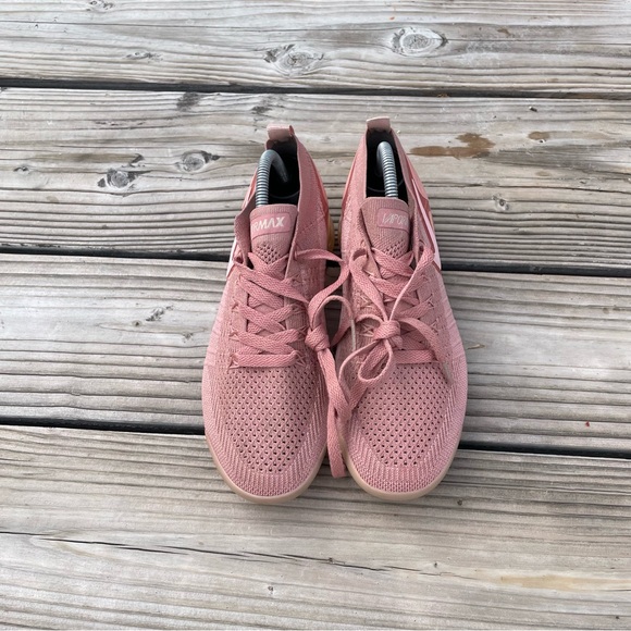 Women Nike Air VaporMax Flyknit 2 Rust Pink Running Shoes Sneakers - Picture 5 of 9